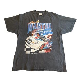 Hanes Nascar Vintage Mark Martin 6 Valvoline Racing T-Shirt Men's Size XXL